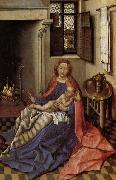 Robert Campin Madonna and Child Befor a Fireplace oil painting